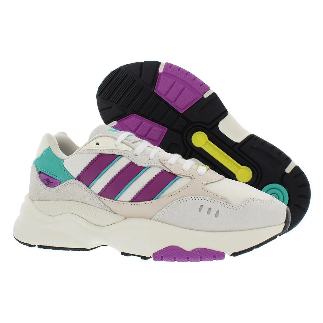 Adidas Retropy F90 Mens Shoes Size 10.5 Color: Cream/purple