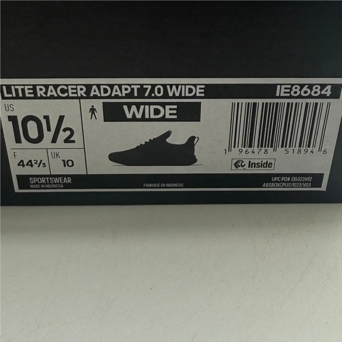 Adidas shoes - Lite Racer Adapt 7.0 Wide - Black 0