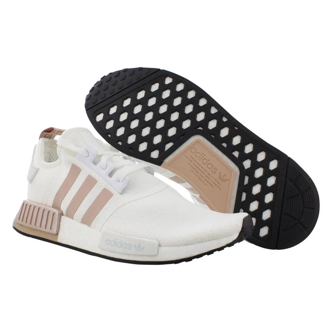 Adidas Originals Nmd R1 Womens Shoes Size 10 Color: White/blush - White/Blush, Main: White