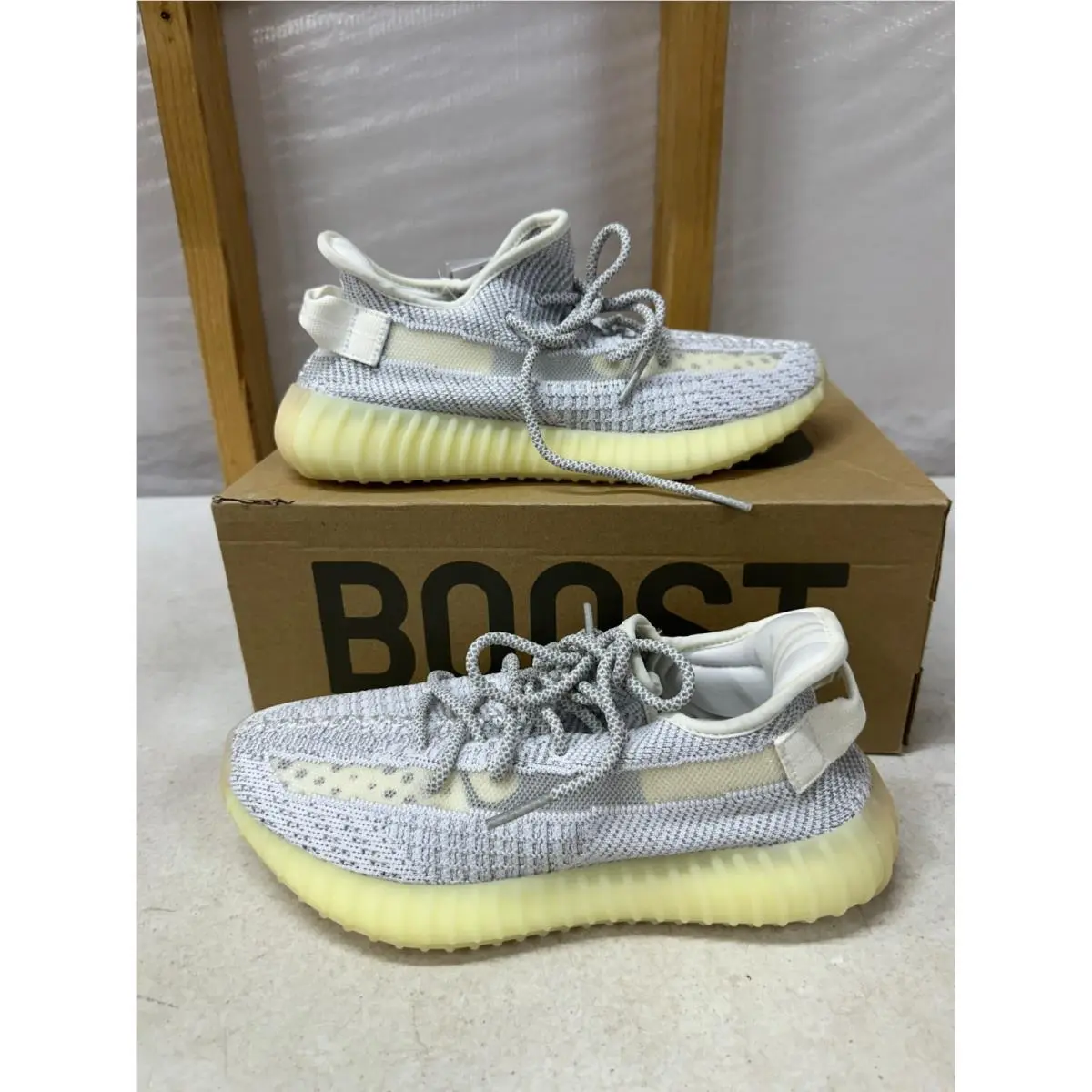 Adidas shoes - adidas Yeezy Boost 350 V2 - EF2367 - Grey/White (UPC: 192614405415) 3