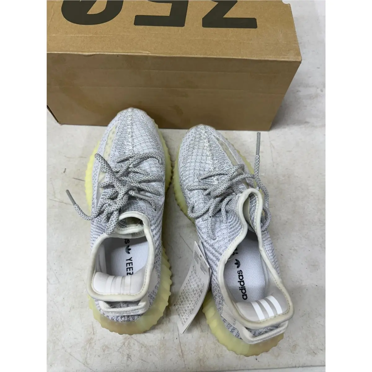Adidas shoes - adidas Yeezy Boost 350 V2 - EF2367 - Grey/White (UPC: 192614405415) 6