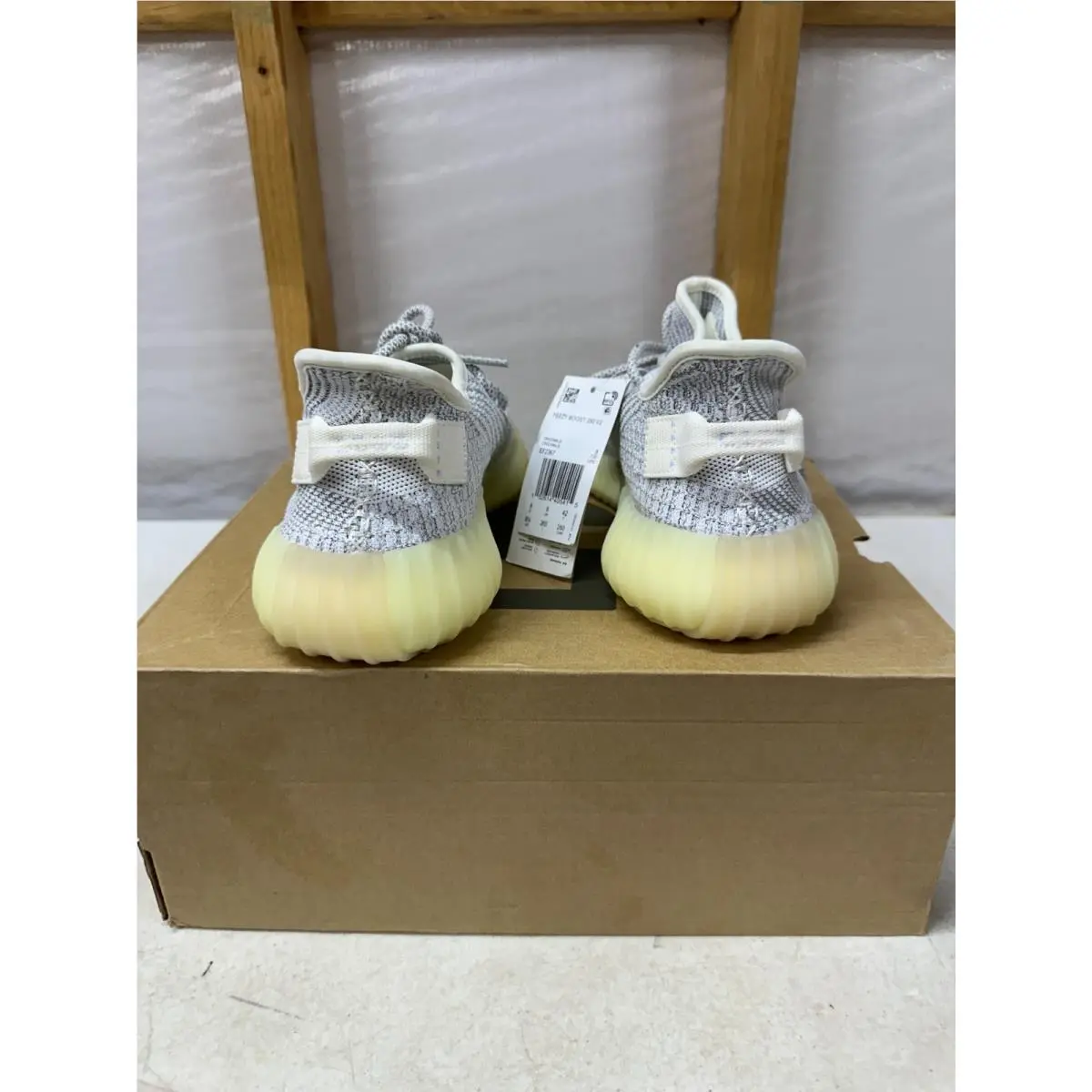Adidas shoes - adidas Yeezy Boost 350 V2 - EF2367 - Grey/White (UPC: 192614405415) 4