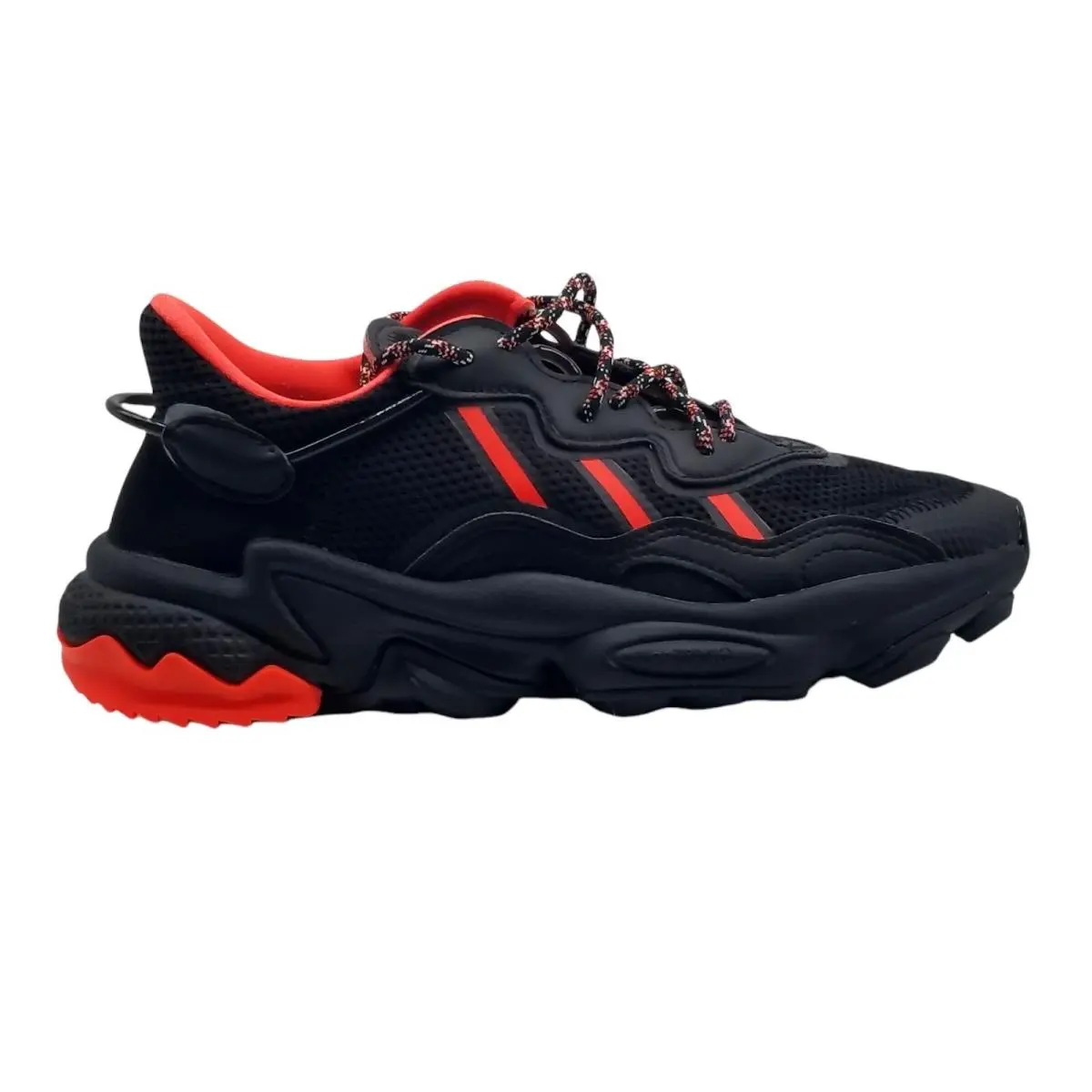 Originals Ozweego TR Men 5.5 Black Solar Red Athletic Sneaker FW5813 by Adidas