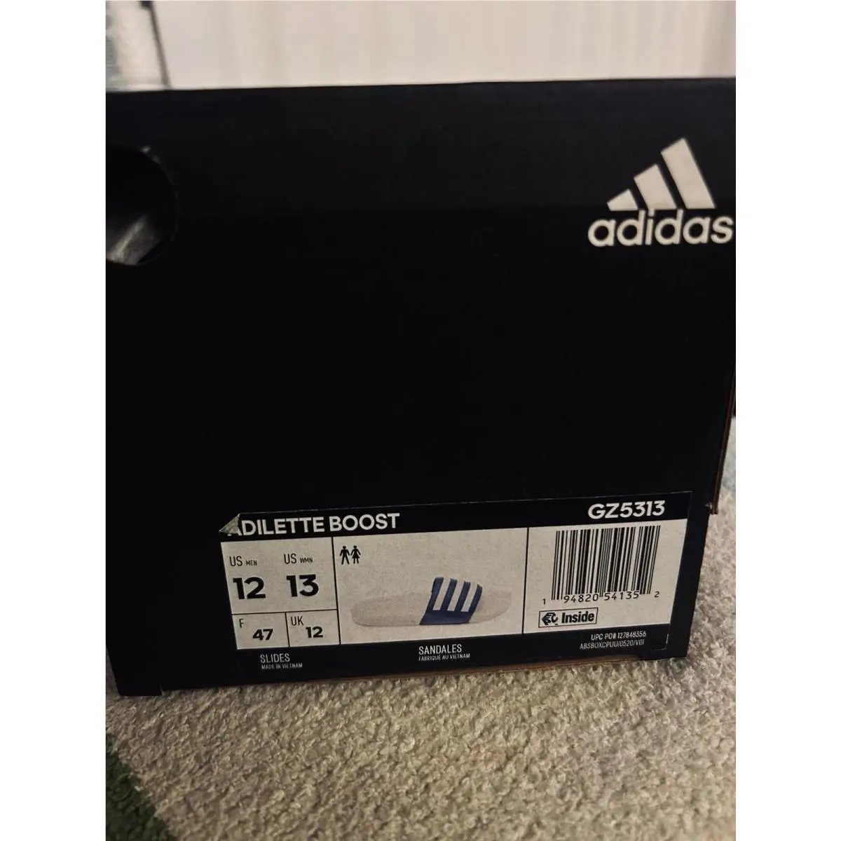 Adidas shoes - Adilette Boost - Adilette Boost - GZ5313 - White 0
