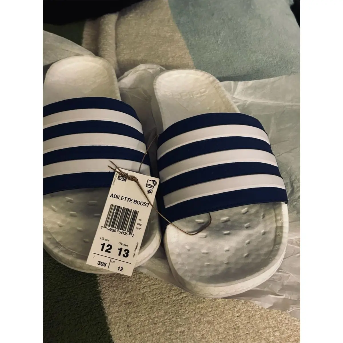 Adidas shoes - Adilette Boost - Adilette Boost - GZ5313 - White 4