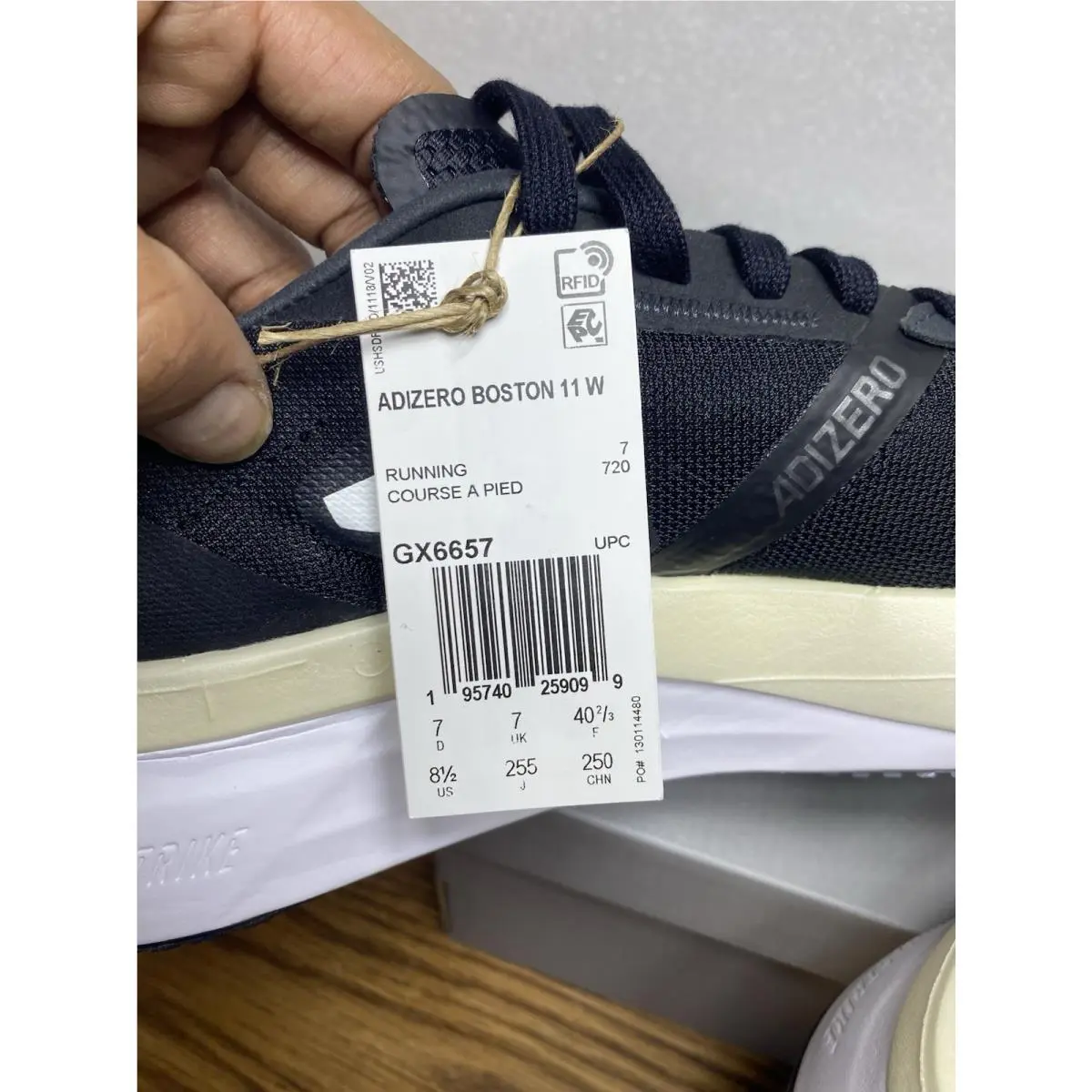 Adidas shoes - GX6657 - GX6657 - Core Black/White/Grey Heather (UPC: 195740259020) 5