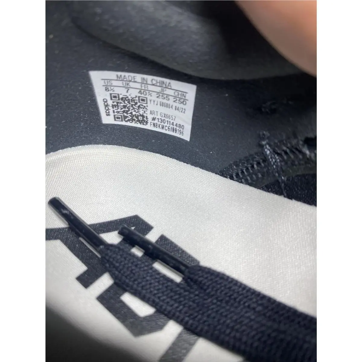 Adidas shoes - GX6657 - GX6657 - Core Black/White/Grey Heather (UPC: 195740259020) 6