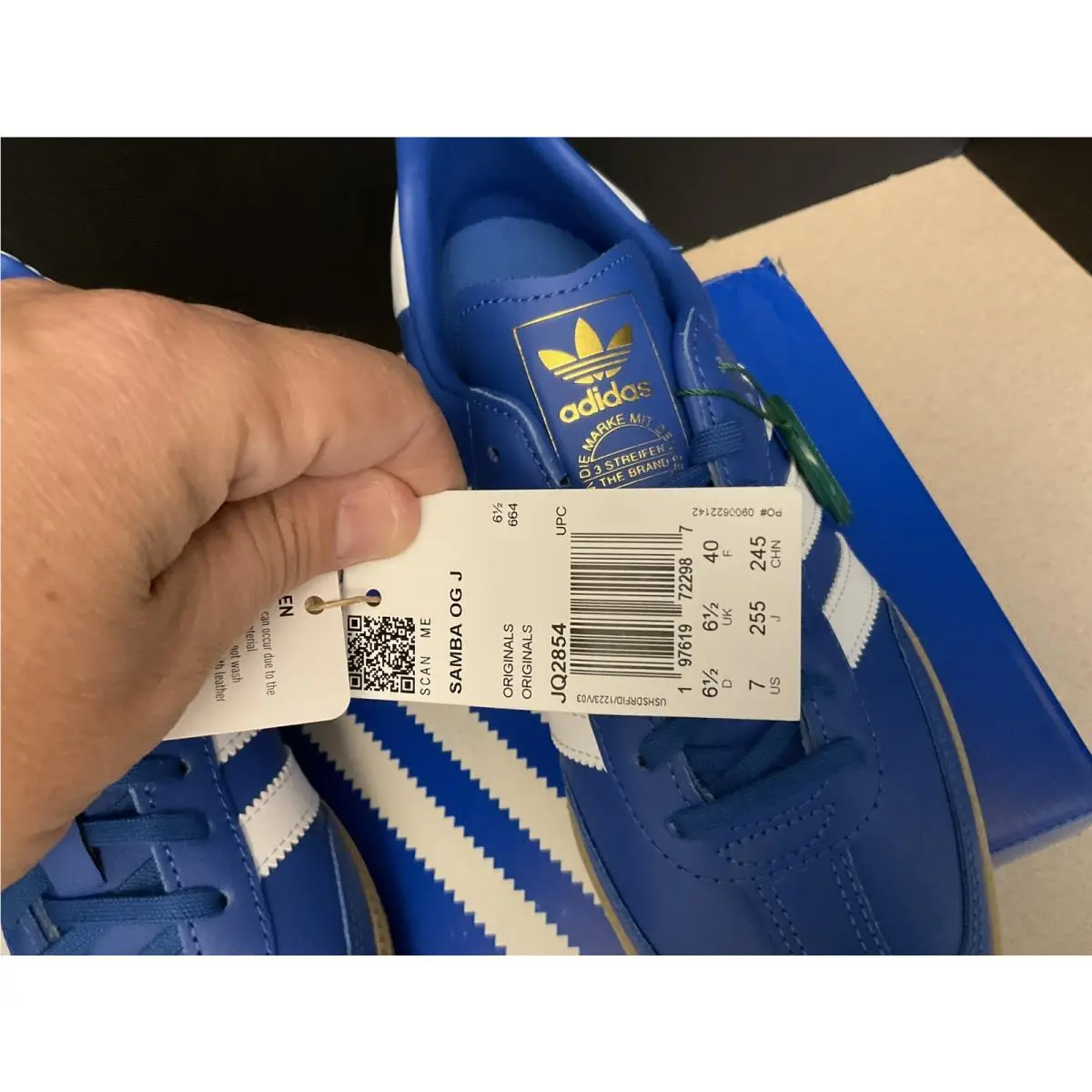 Adidas shoes - Adidas Samba Og - Samba - Blue/White 1