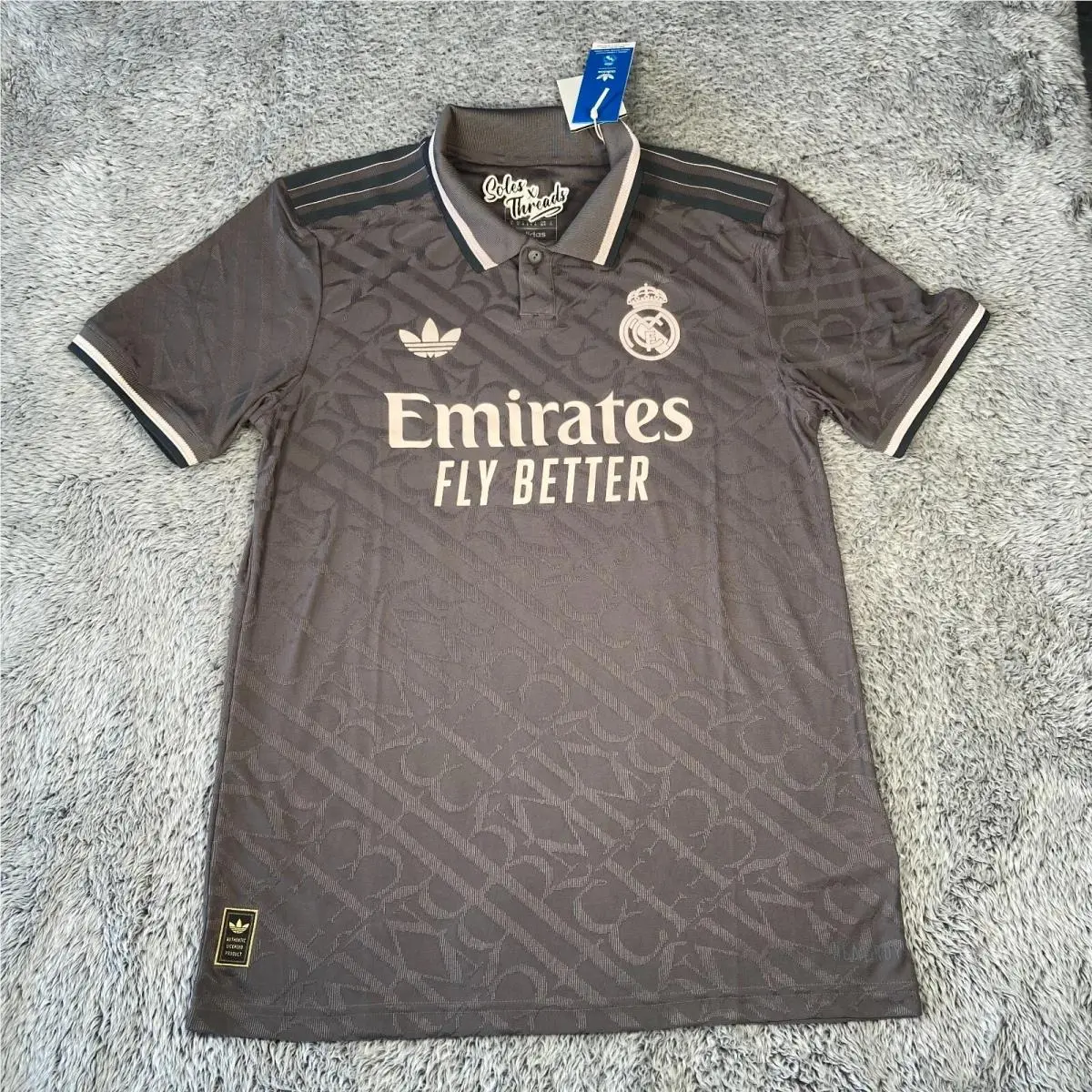 Real Madrid 24/25 Third Soccer Jersey Size Medium Men IY1761 by Adidas