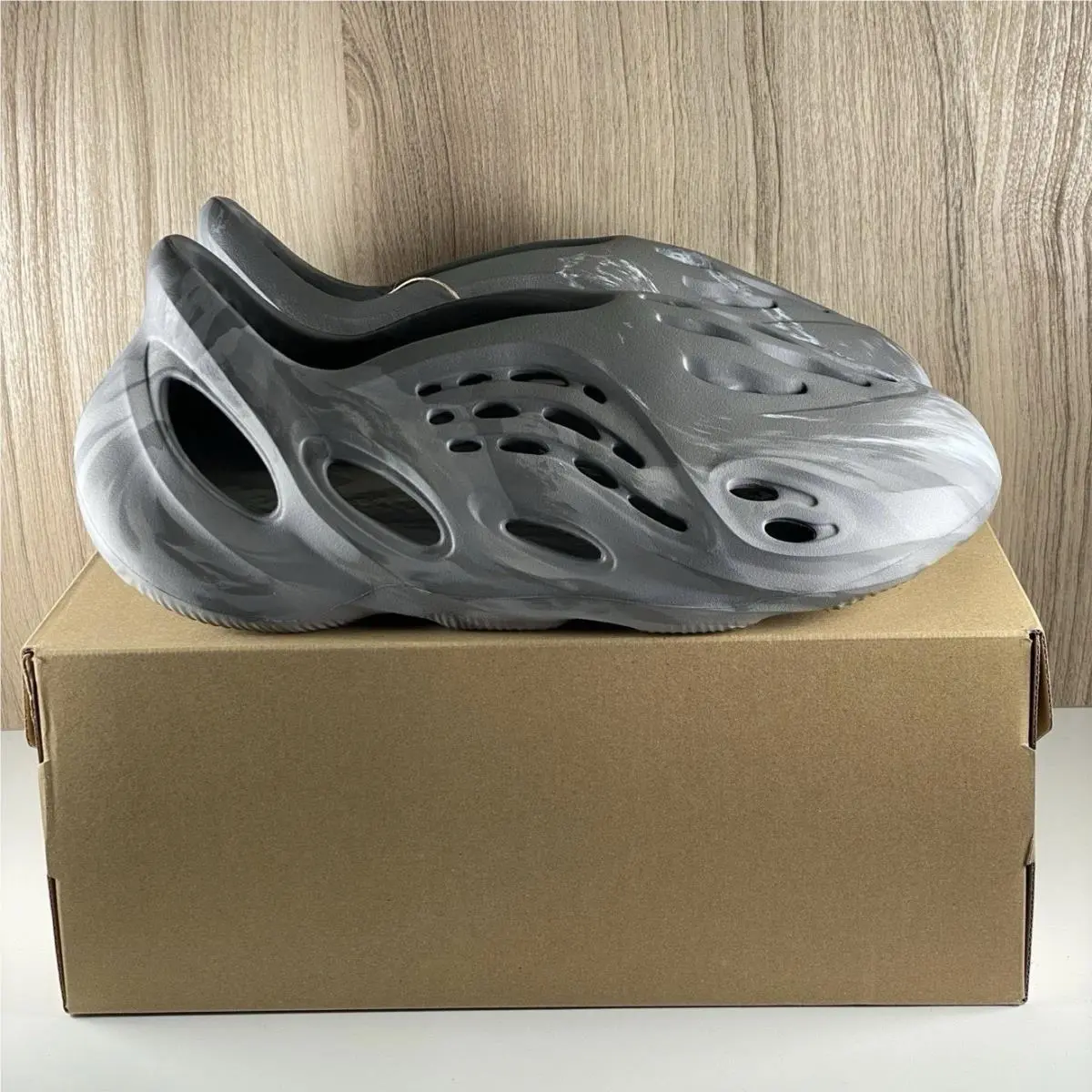 Adidas shoes - adidas Yeezy Foam RNNR - Yeezy Foam RNNR - GY3969 - Multicolor, Manufacturer: MX Sand Grey/MX Sand Grey/MX Sand Grey 5