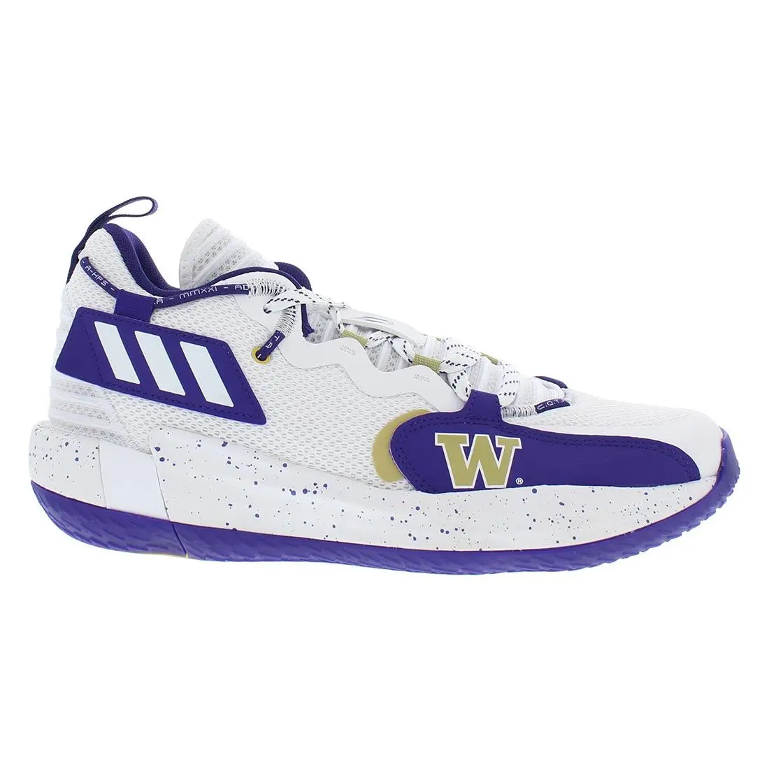 Adidas Sm Dame 7 Extply Unisex Shoes Size 9.5 Color: White/purple