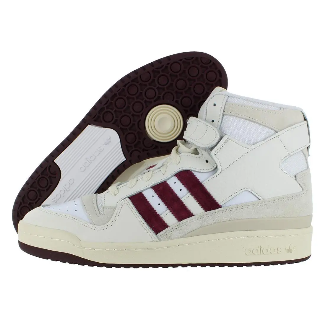 Forum 84 High Packer Mens Shoes Size 13 Color: Cloud White/collegiate by Adidas