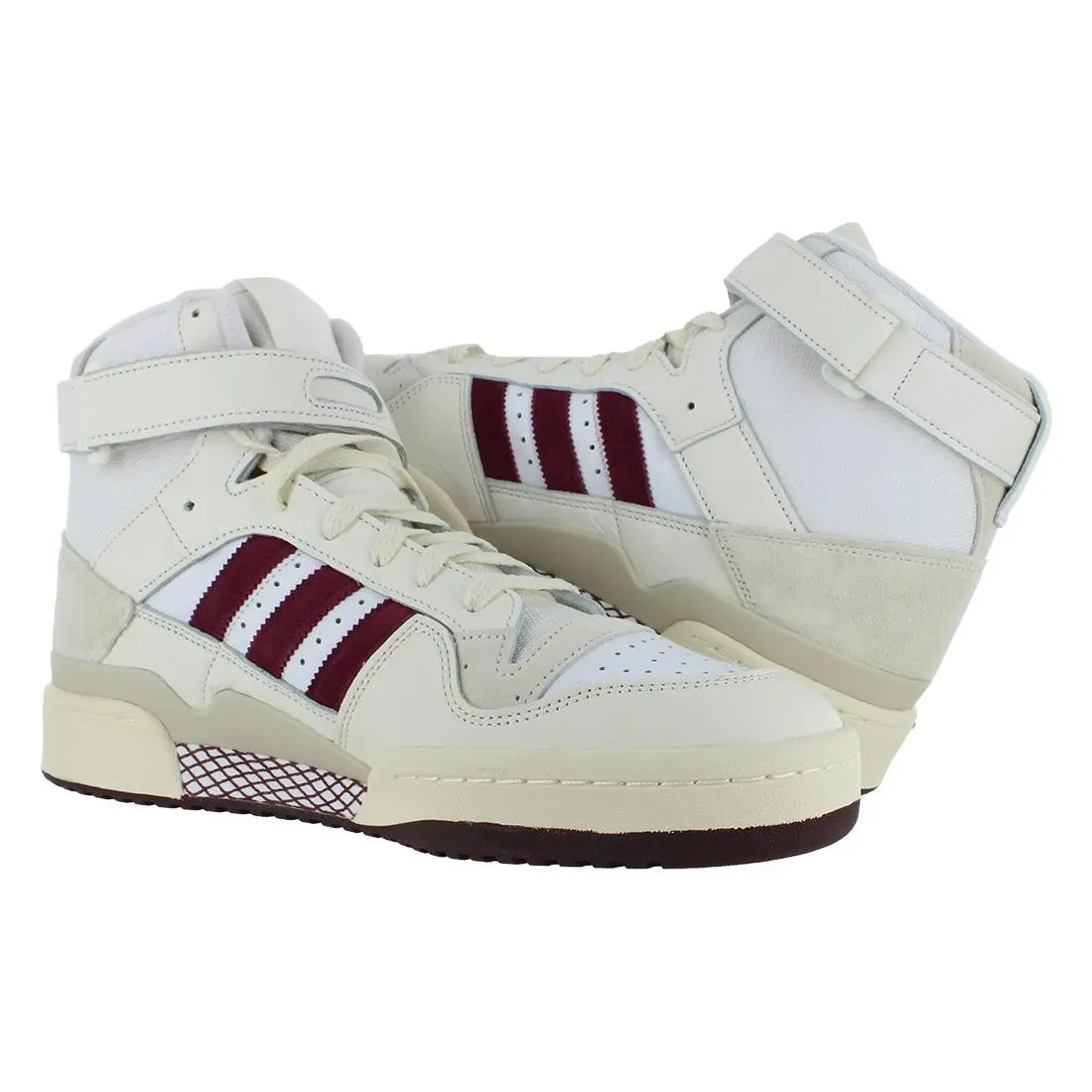Adidas shoes - Cloud White/Collegiate Maroon/Cream White, Main: Off-White (UPC: 195739501604) 1
