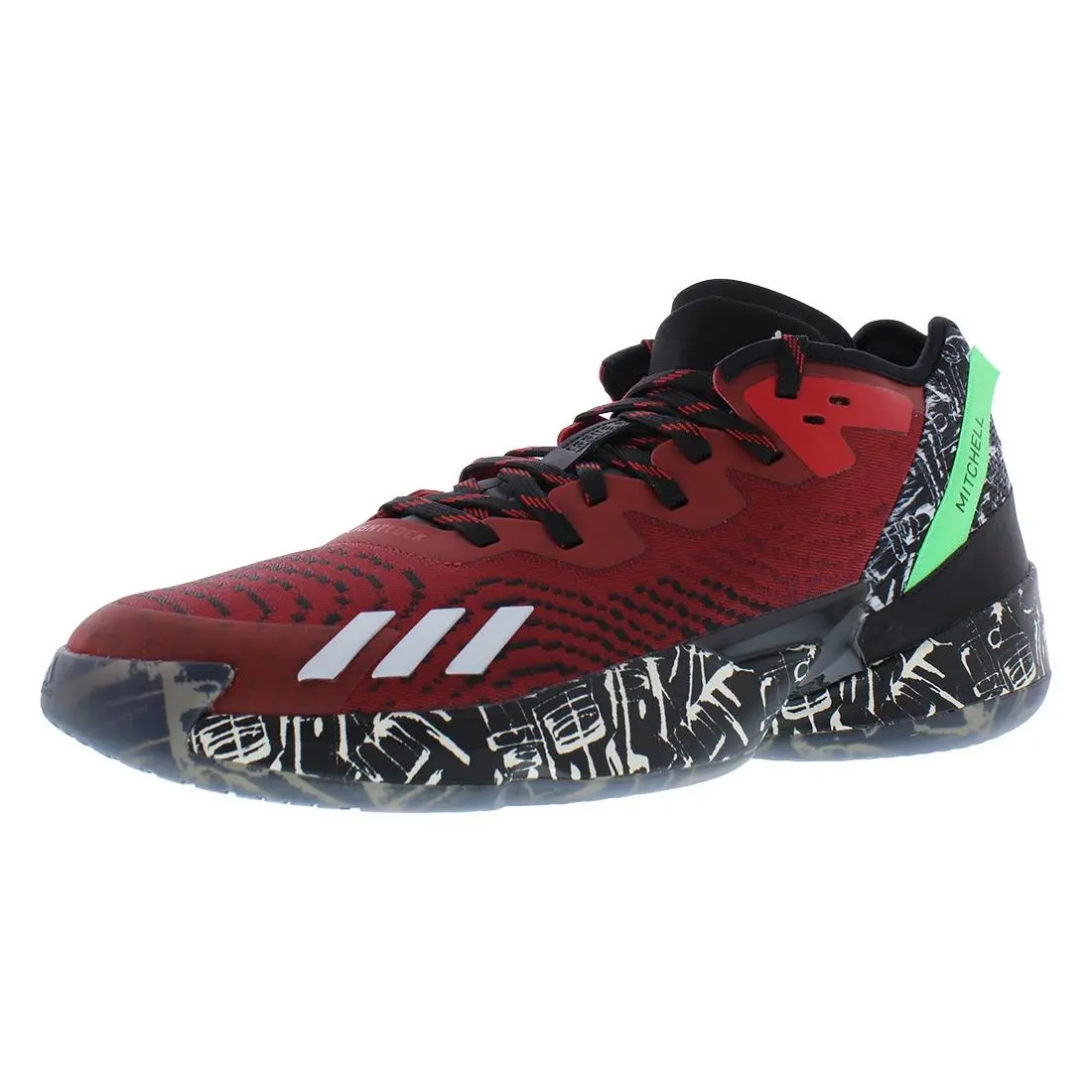 Adidas shoes - adidas D.O.N. Issue #4 - Issue - IF2162 - Red, Full: Better Scarlet/Core Black/Off White (UPC: 196463049950) 0