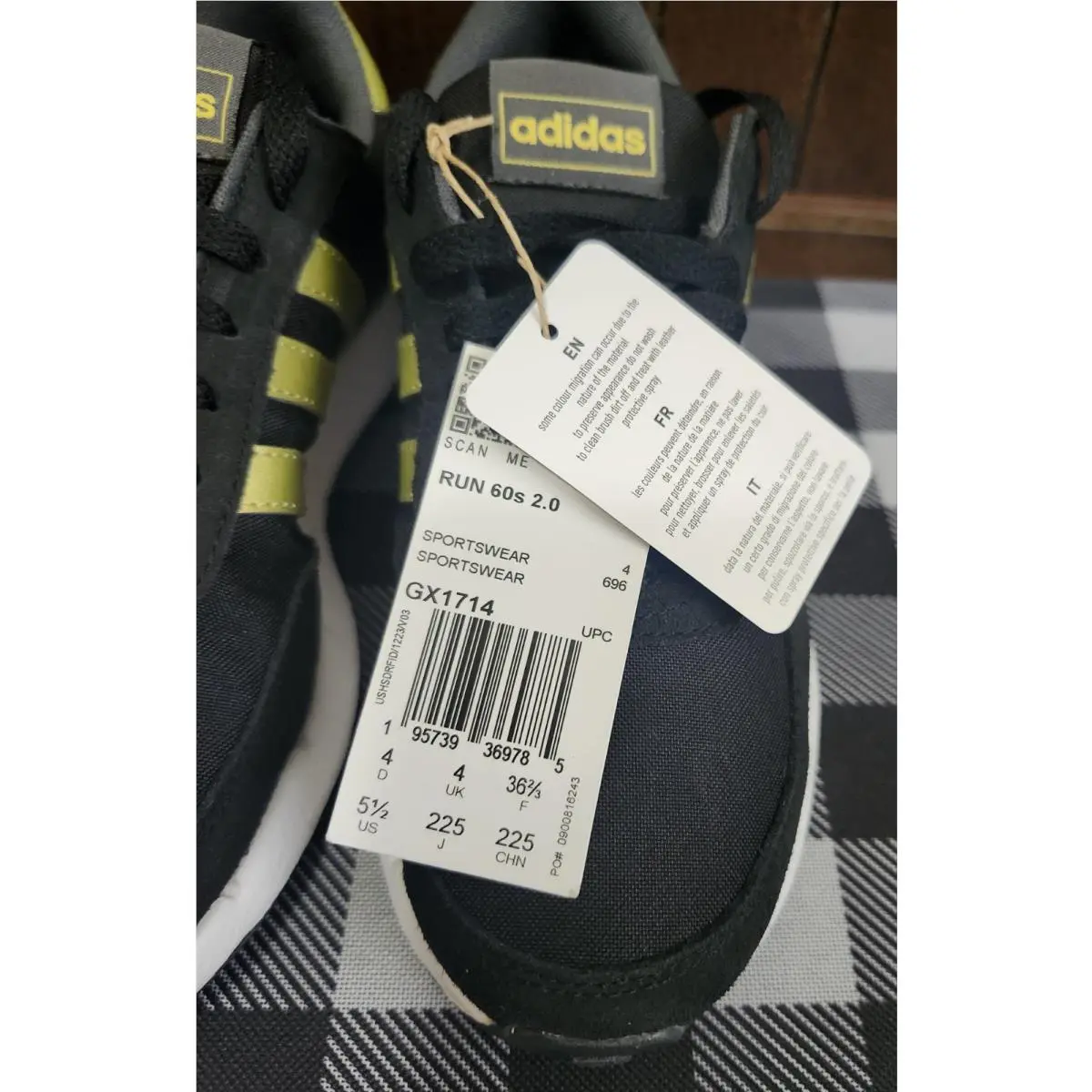 Adidas shoes - BLACK WITH GOLD TRIM 9