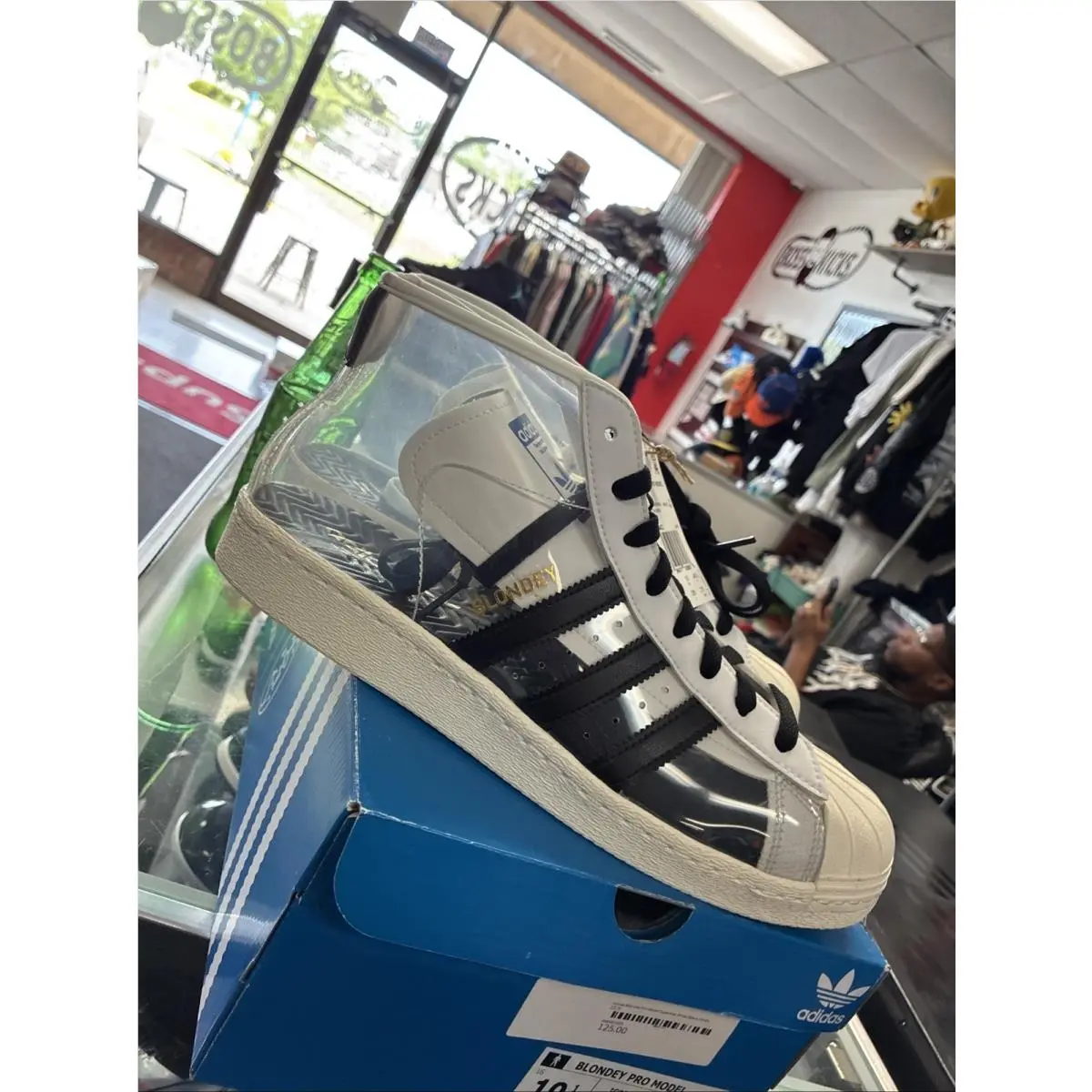 Men’s  Blondey Mccoy Pro Model Superstar Clear Shoes IG0843 SZ 10.5 by Adidas