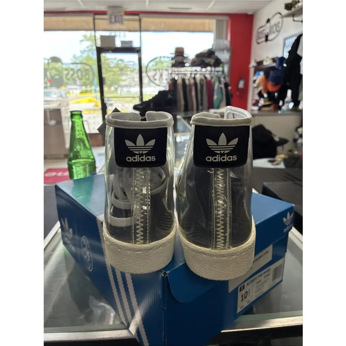 Adidas shoes - adidas Pro Model - Pro Model - IG0843 - Clear, Manufacturer: Cloud-White/Core-Black/Off-White/Transparent 8