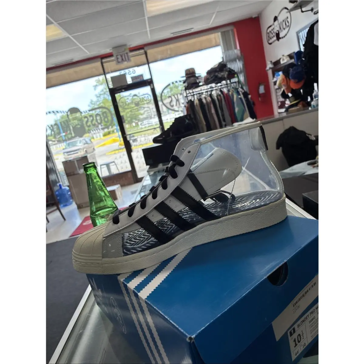 Adidas shoes - adidas Pro Model - Pro Model - IG0843 - Clear, Manufacturer: Cloud-White/Core-Black/Off-White/Transparent 10