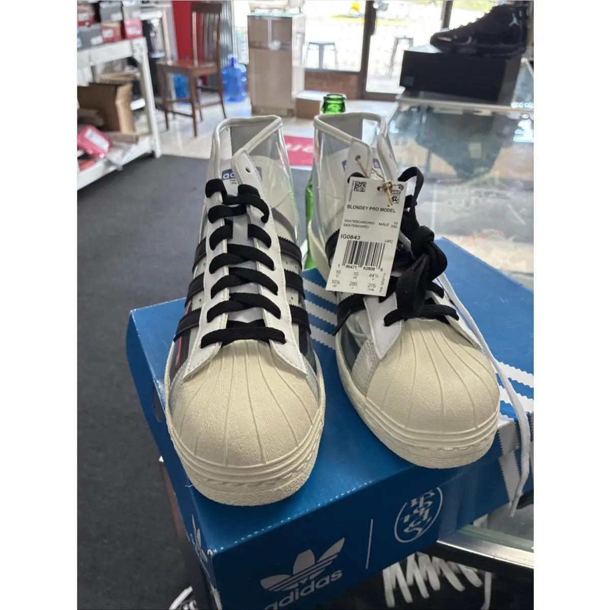 Adidas shoes - adidas Pro Model - Pro Model - IG0843 - Clear, Manufacturer: Cloud-White/Core-Black/Off-White/Transparent 1