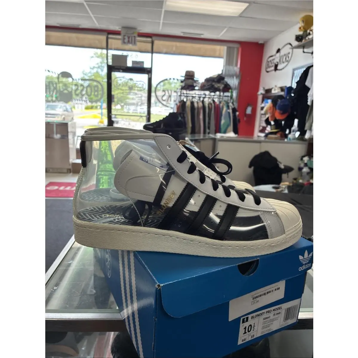Adidas shoes - adidas Pro Model - Pro Model - IG0843 - Clear, Manufacturer: Cloud-White/Core-Black/Off-White/Transparent 3