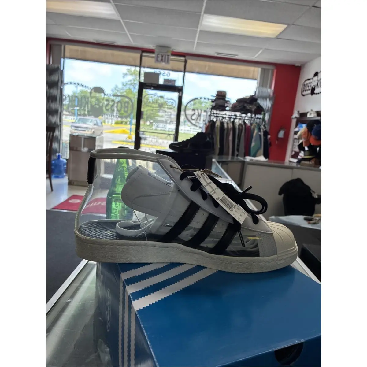 Adidas shoes - adidas Pro Model - Pro Model - IG0843 - Clear, Manufacturer: Cloud-White/Core-Black/Off-White/Transparent 4