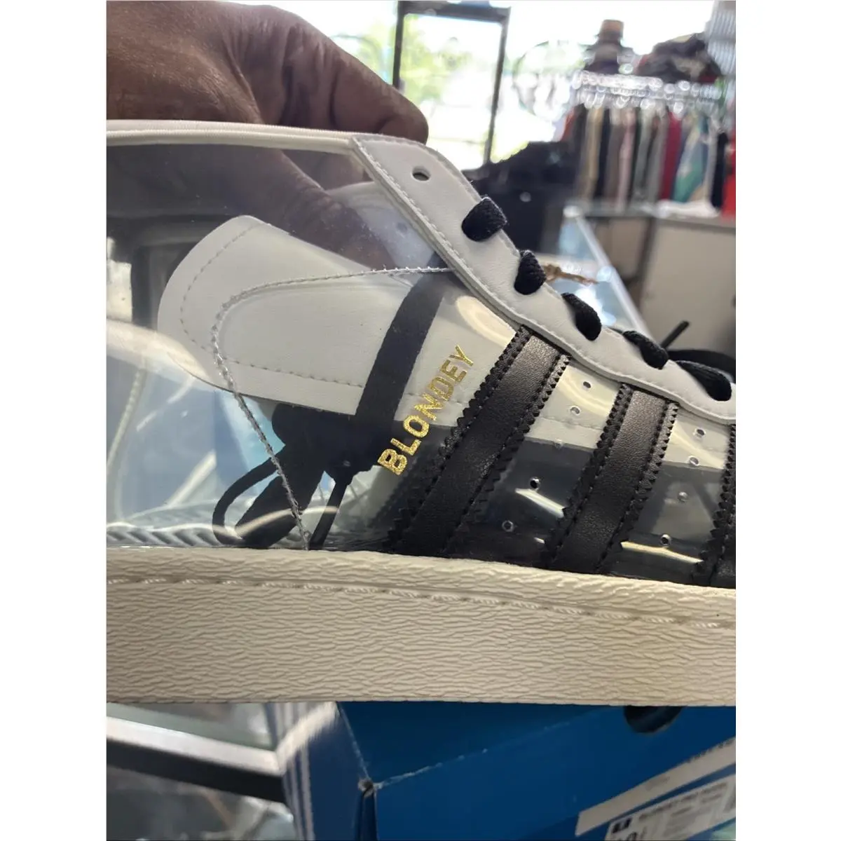 Adidas shoes - adidas Pro Model - Pro Model - IG0843 - Clear, Manufacturer: Cloud-White/Core-Black/Off-White/Transparent 6