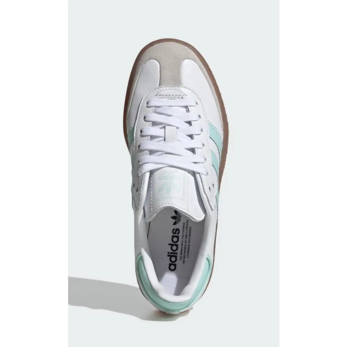 Adidas Sambae J Kids 6.5 Cloud White Clear Mint JQ1314 Sambae Women Size 8