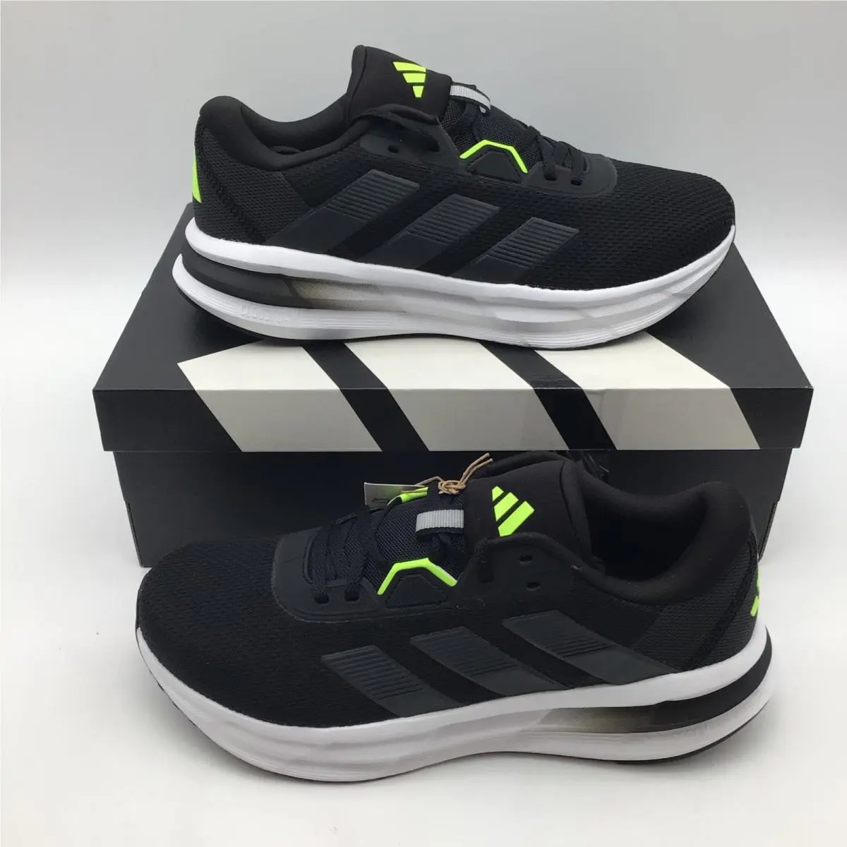 Galaxy 7 M Mens Running Shoes Black Carbon Lucid Lemon JQ2625 Size 9 by Adidas