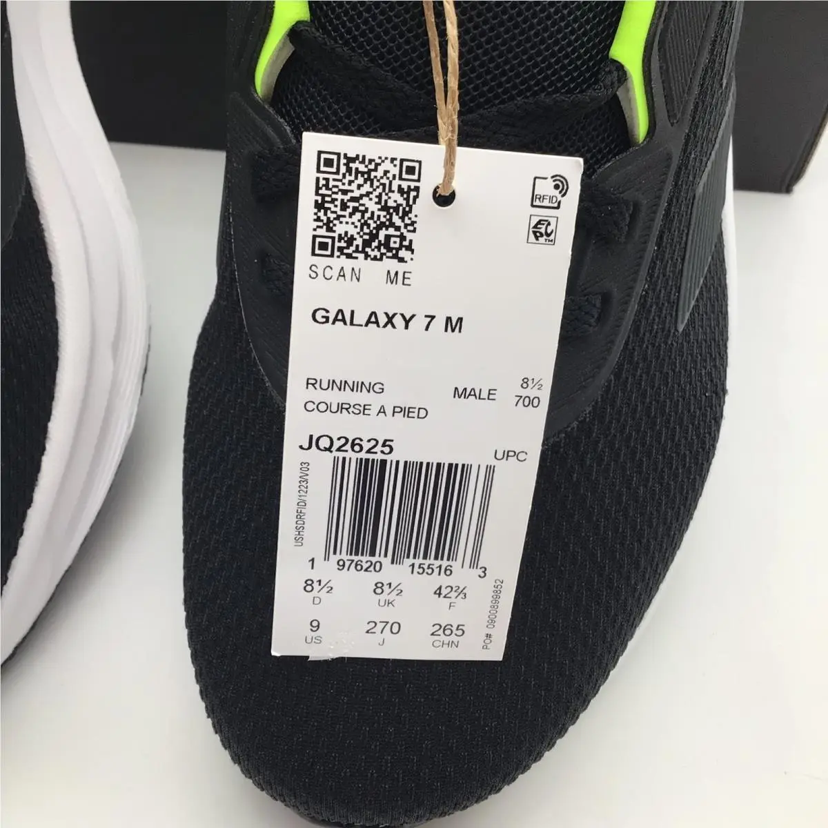 Adidas shoes - Galaxy 7 M - Galaxy - Black 4