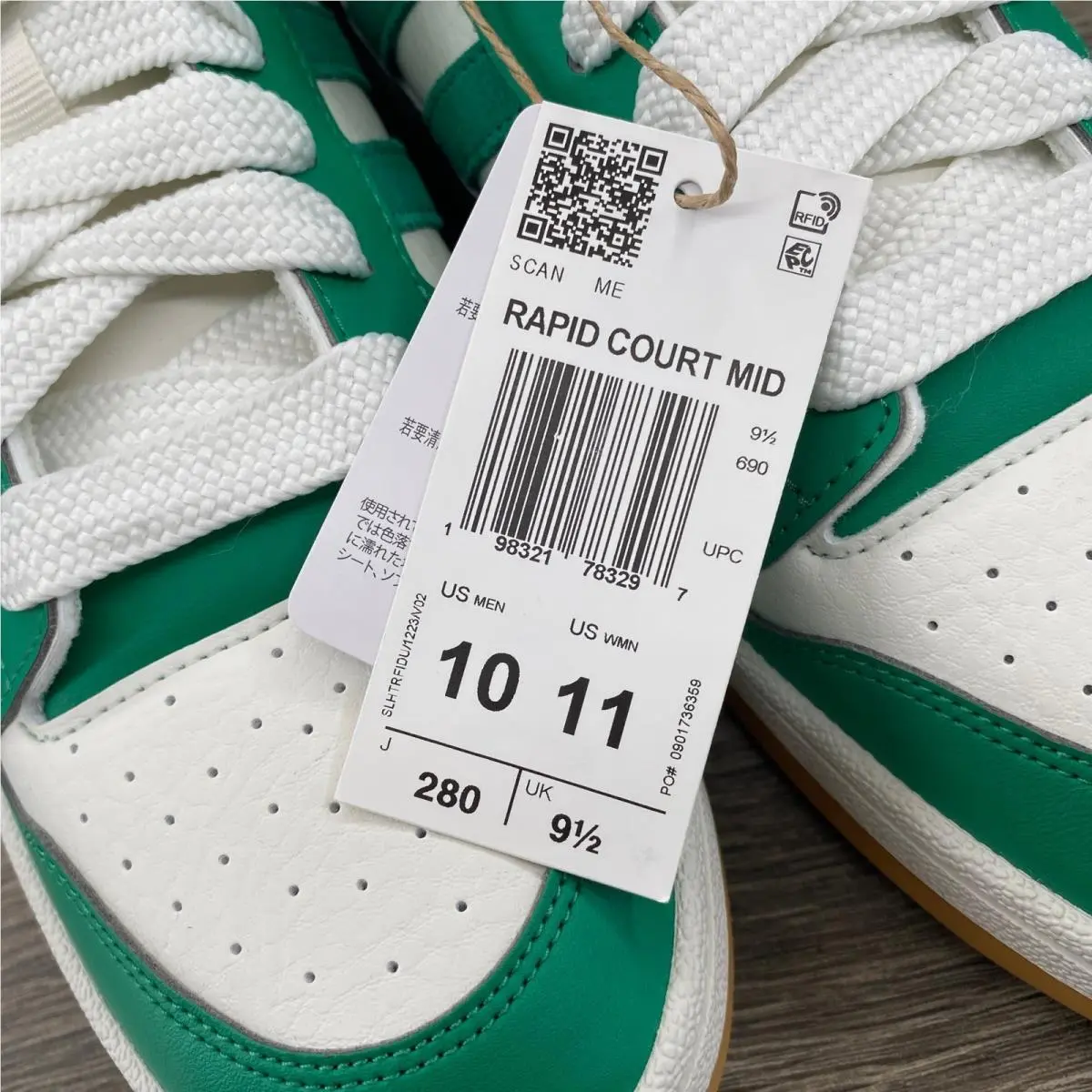 Adidas shoes - Rapid Court Mid - Rapid Court Mid - Green 1