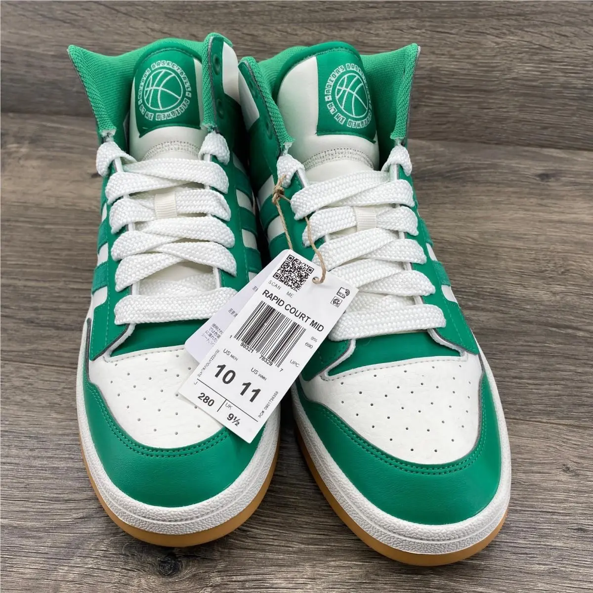 Adidas shoes - Rapid Court Mid - Rapid Court Mid - Green 6