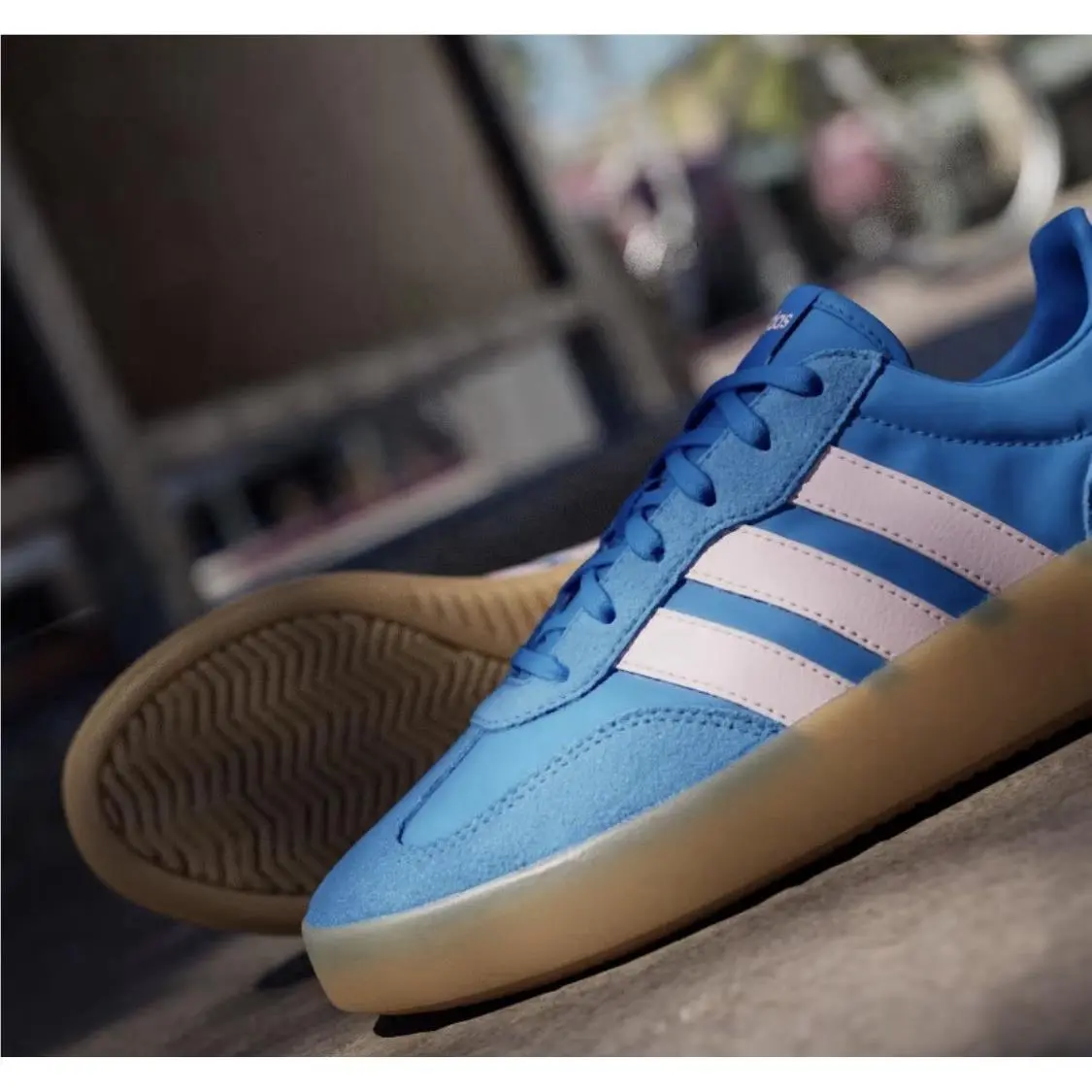 Adidas shoes - Adidas Barreda - Barreda - IH1442 - Clear Pink / Lucid Blue / Gum 4