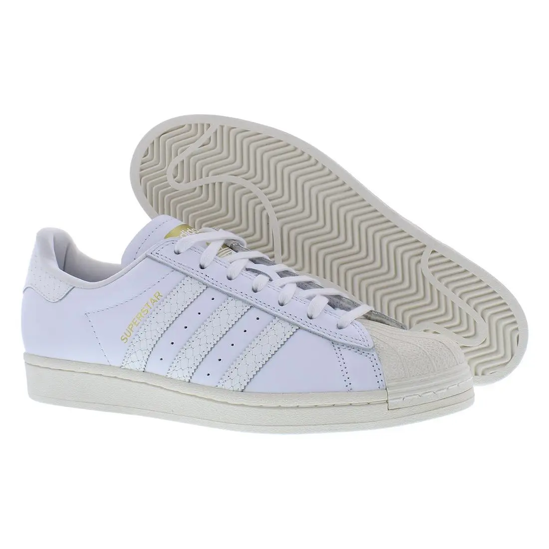 Superstar Advanced Leather Mens Shoes Size 7.5 Color: White/white by Adidas