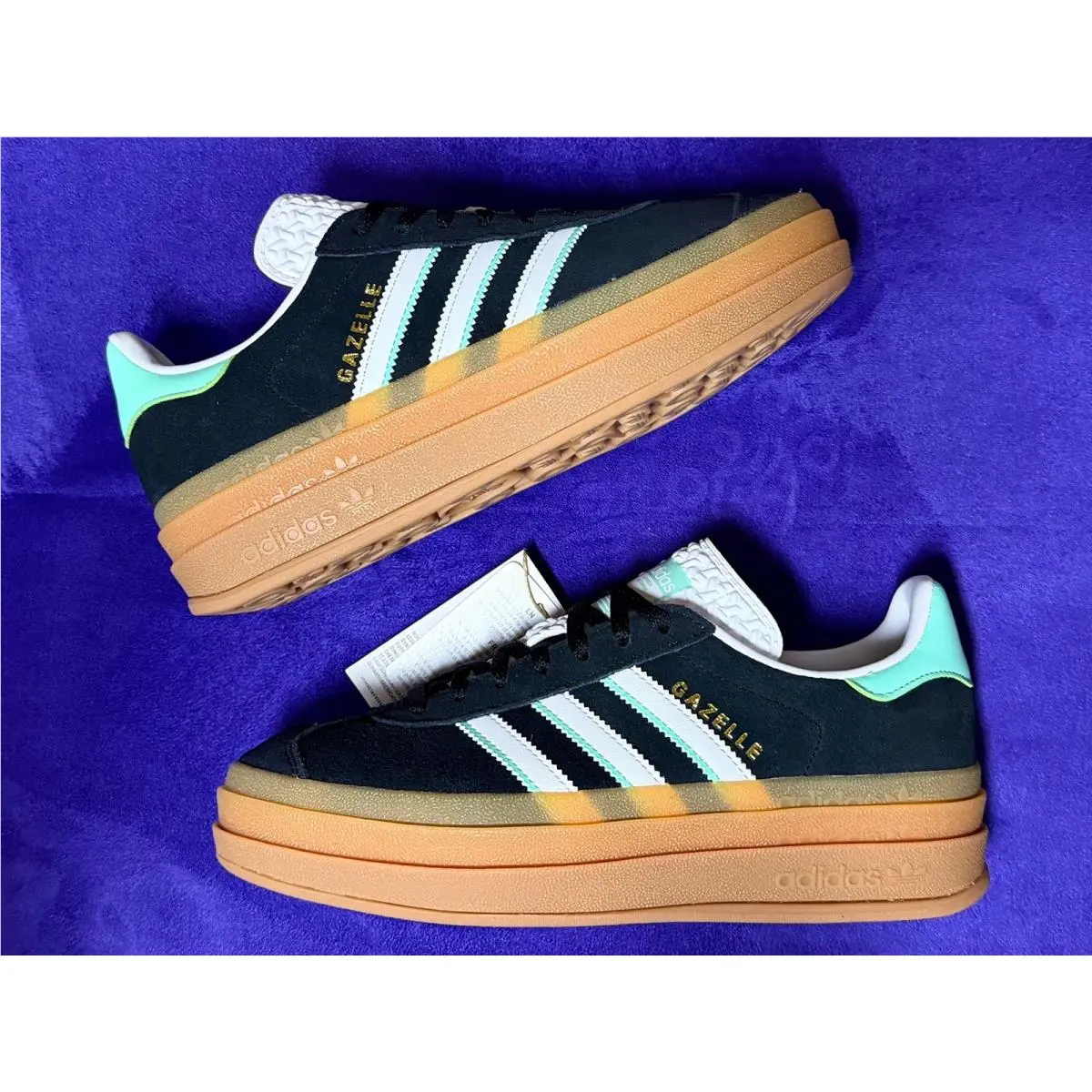 Adidas shoes - Adidas Gazelle Bold - Gazelle Bold - NQZ20 - Core Black / Cloud White / Gum 3