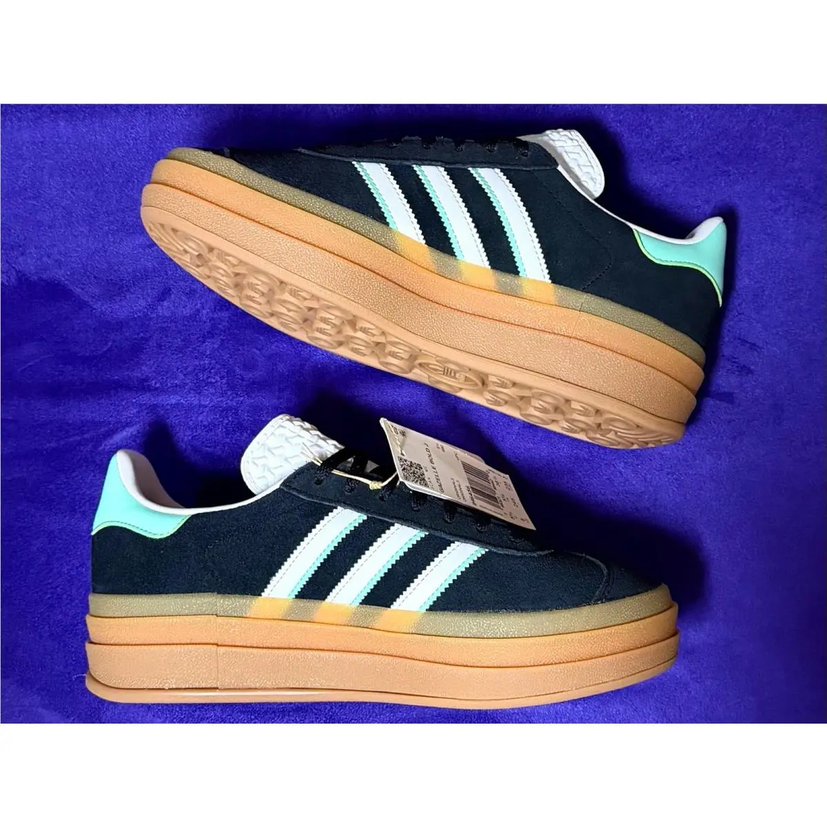 Adidas shoes - Adidas Gazelle Bold - Gazelle Bold - NQZ20 - Core Black / Cloud White / Gum 5