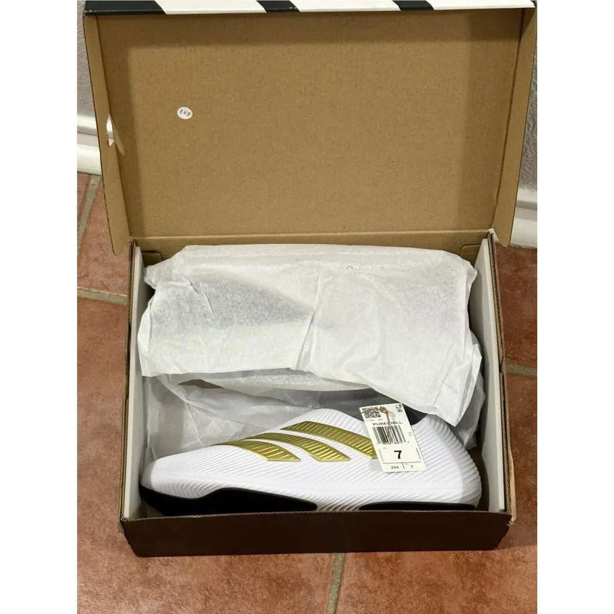 Adidas shoes - adidas Lace - Lace - KJ5138 - White, Gold, Black 1