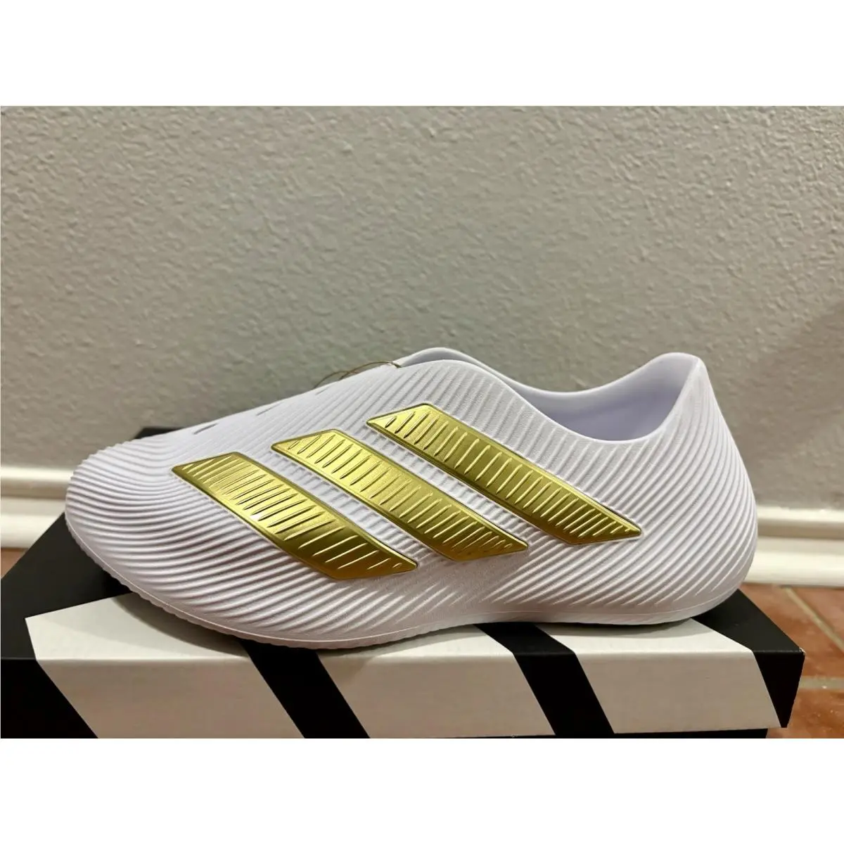 Adidas shoes - adidas Lace - Lace - KJ5138 - White, Gold, Black 0