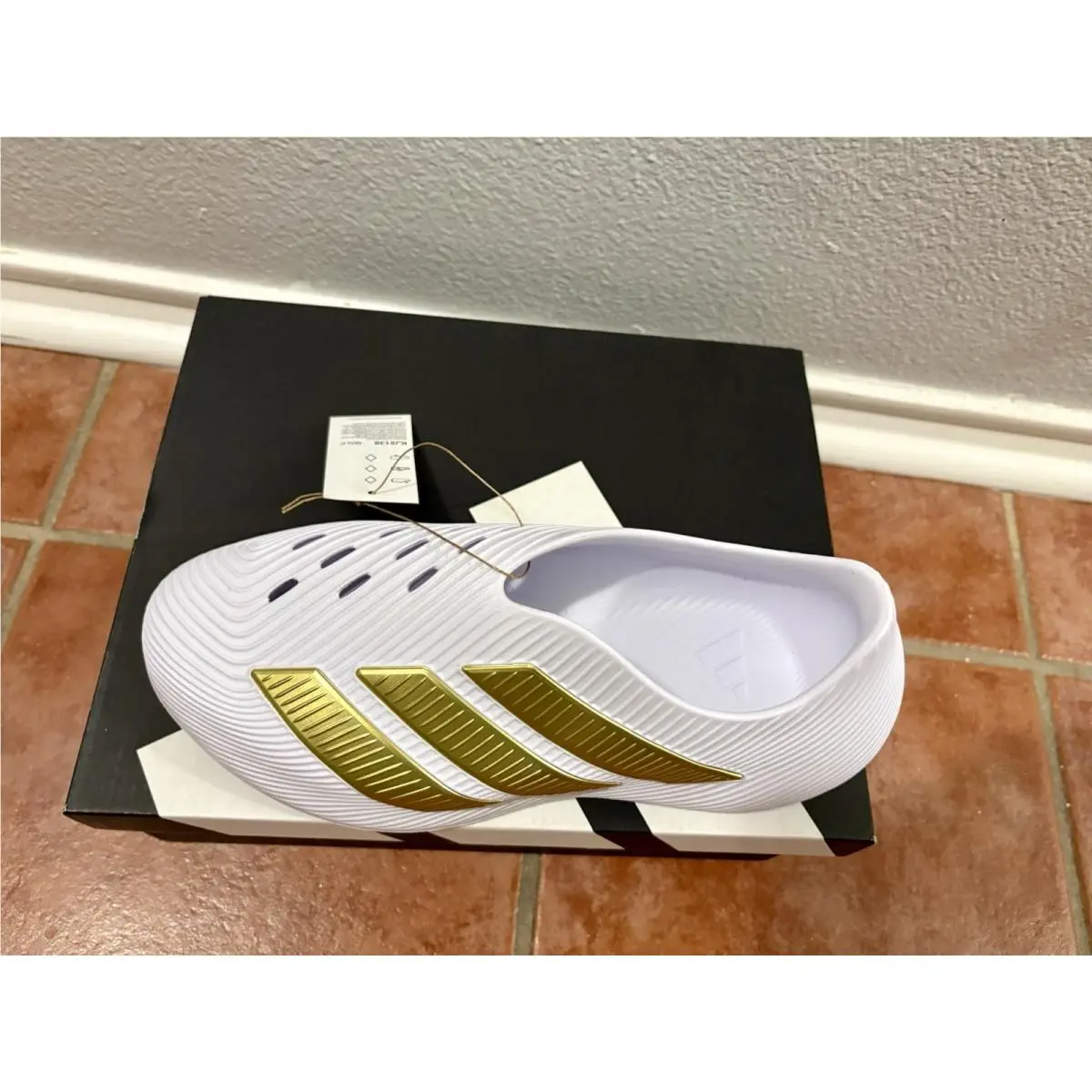 Adidas shoes - adidas Lace - Lace - KJ5138 - White, Gold, Black 2