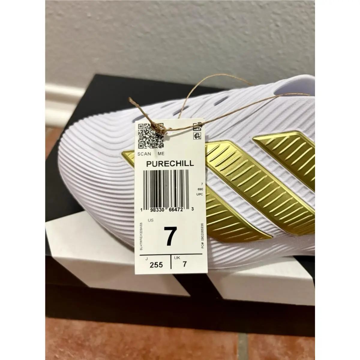 Adidas shoes - adidas Lace - Lace - KJ5138 - White, Gold, Black 3