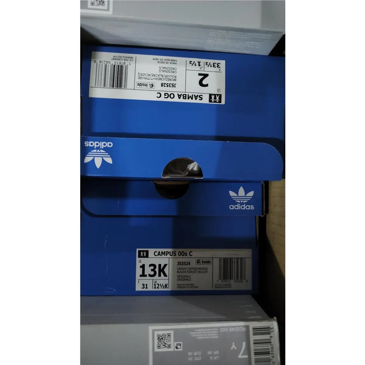 Adidas shoes - Cream White/Semi Pink Spark/Bright Red (UPC: 197613332328) 4