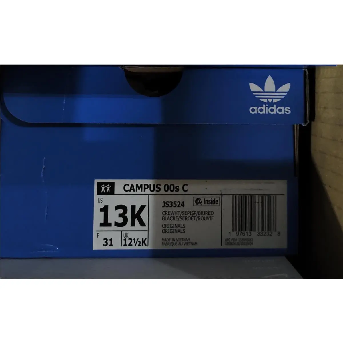 Adidas shoes - Cream White/Semi Pink Spark/Bright Red (UPC: 197613332328) 5