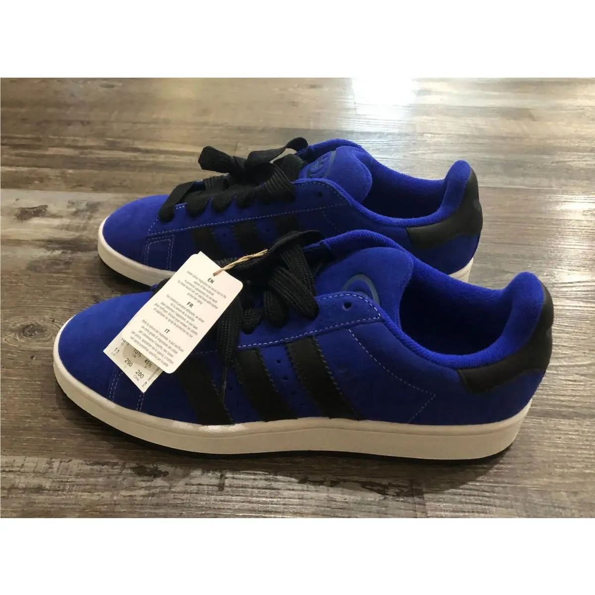 Campus 00s Royal Blue Black Low Top Sneakers Shoes Size 11 w Tags by Adidas