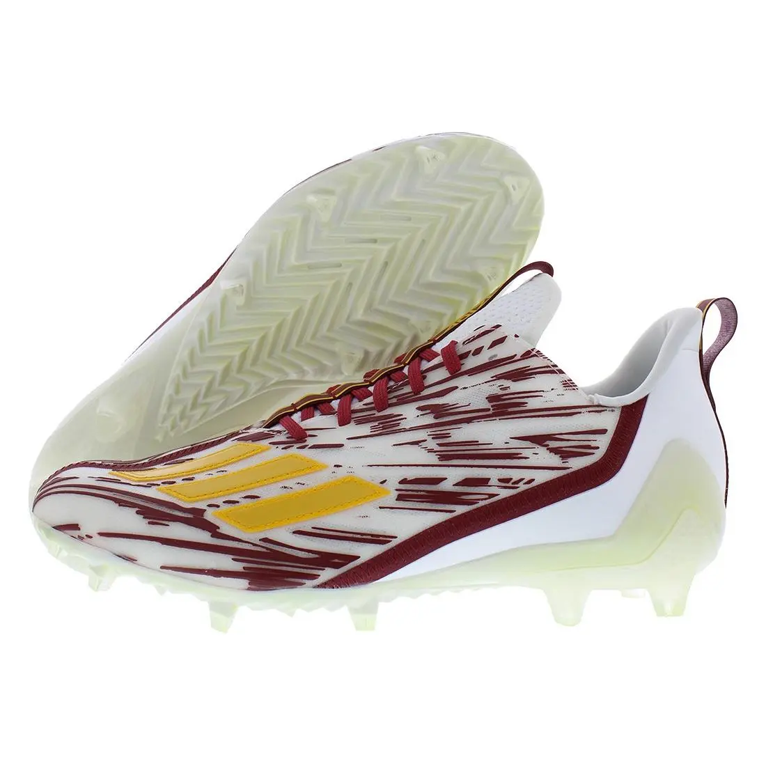 Adidas Adizero Mens Shoes Size 10 Color: Footwear White/dark/gold