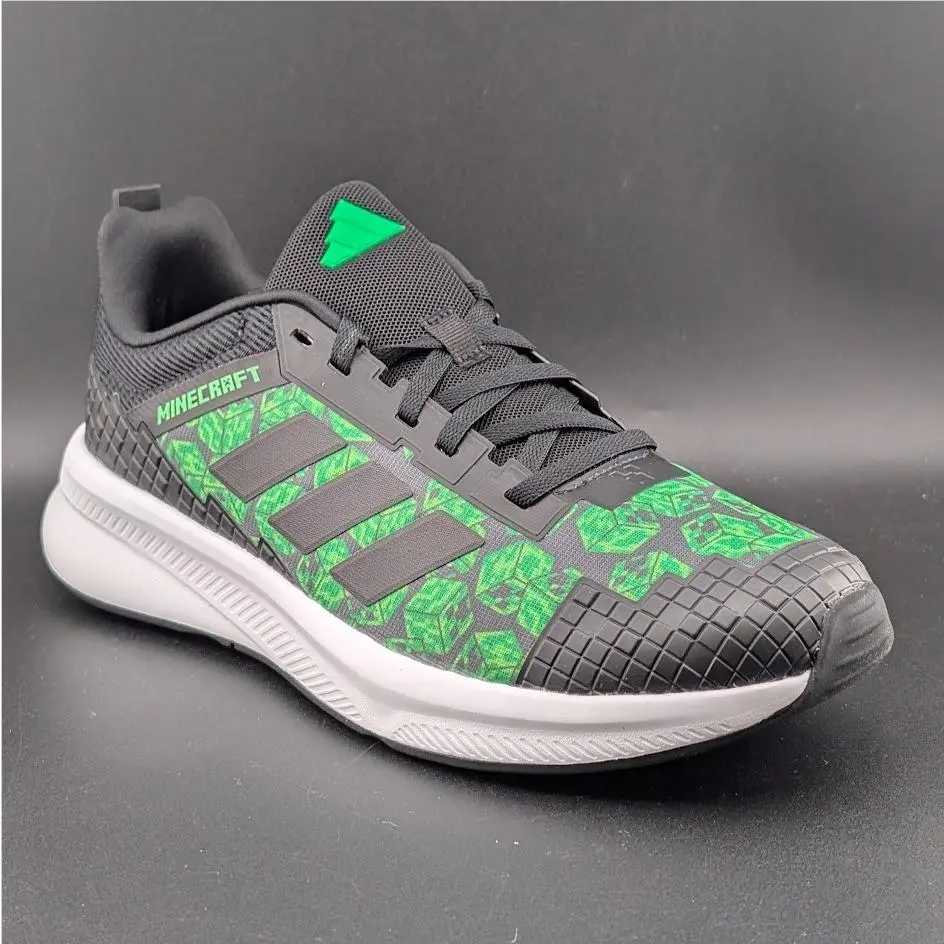 Back to School Mens Size 7  Minecraft Fortarun J Sneakers by Adidas