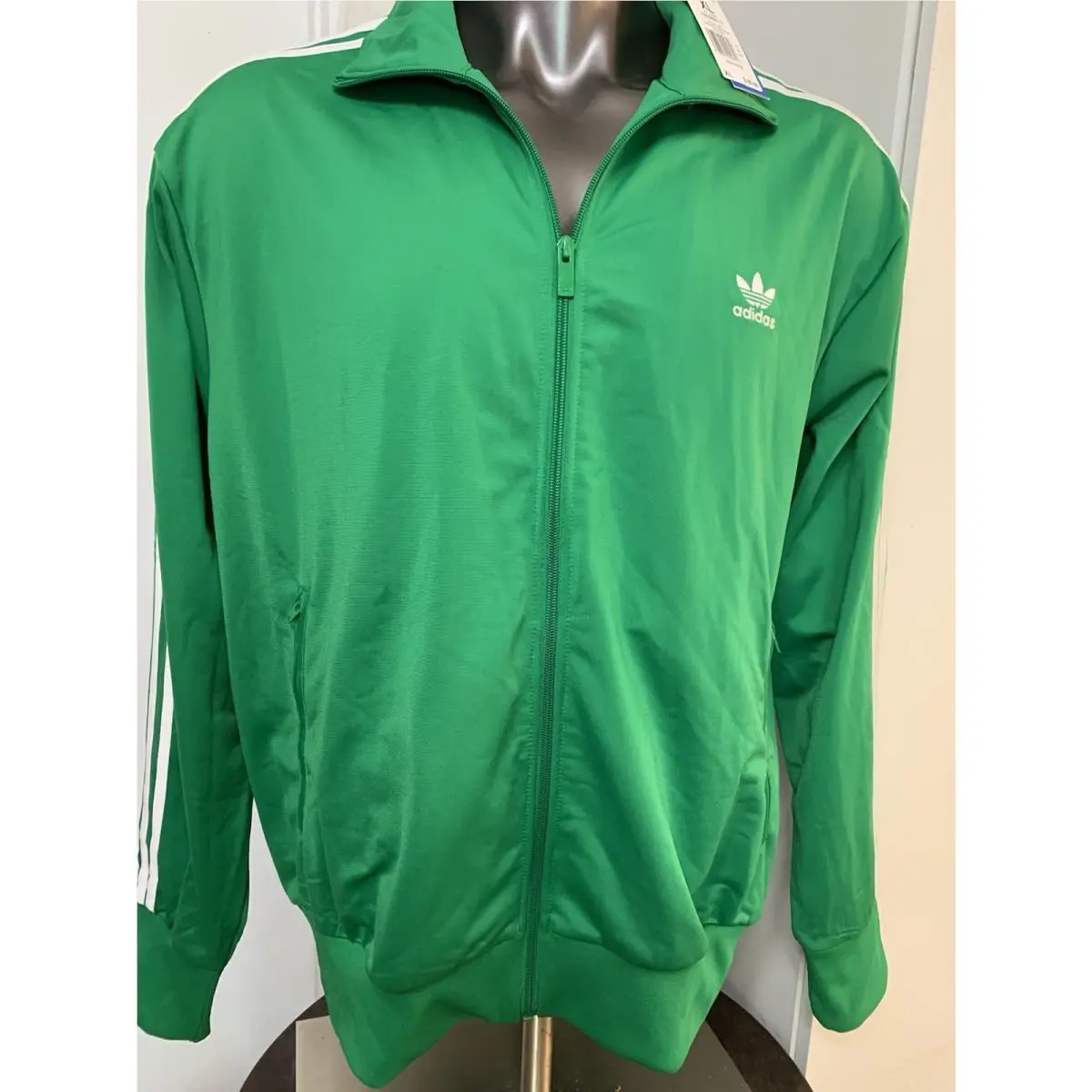 Originals Mens XL Green Firebird Track Jacket by Adidas