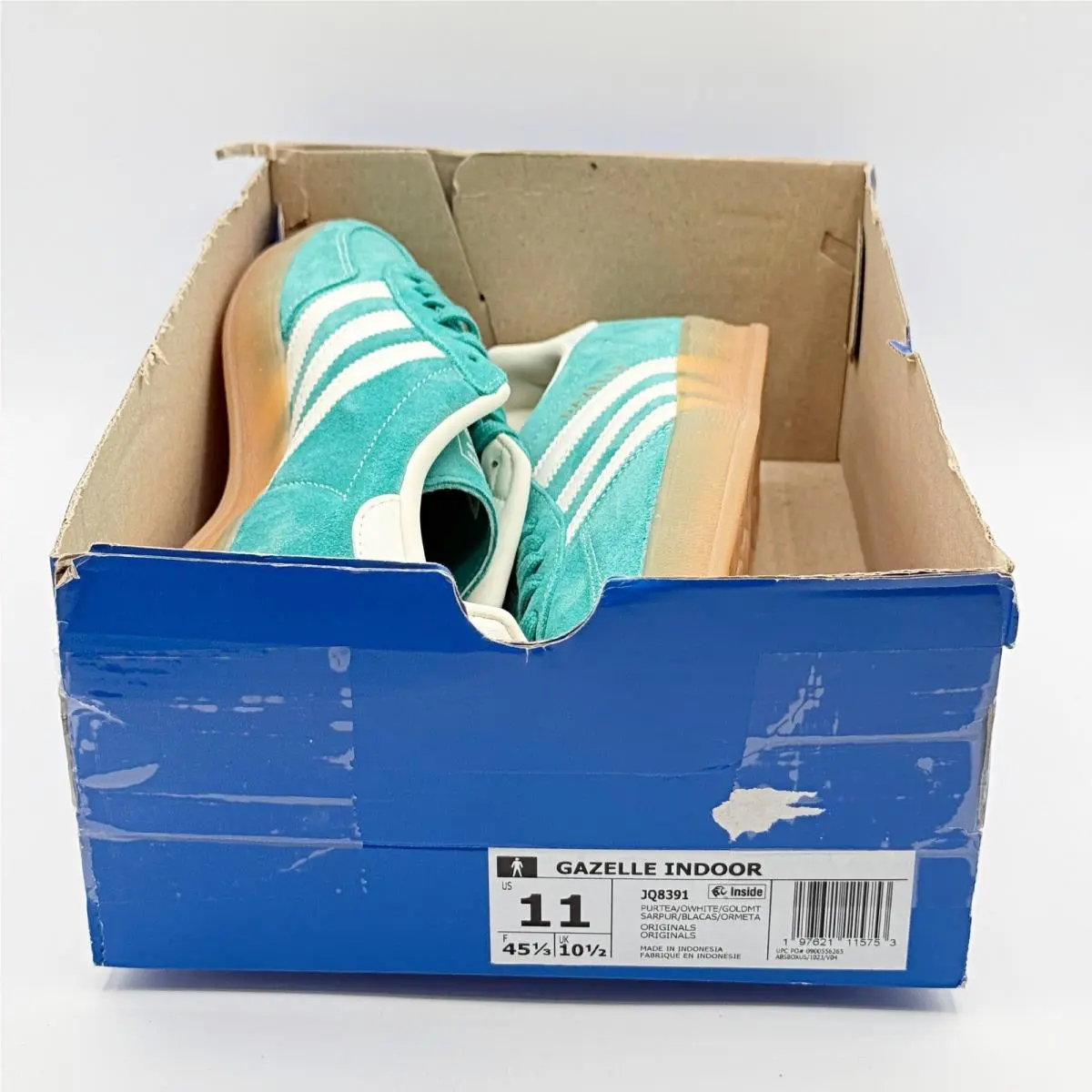 Adidas shoes - adidas Gazelle Indoor - Gazelle Indoor - Green (UPC: 197621115753) 0