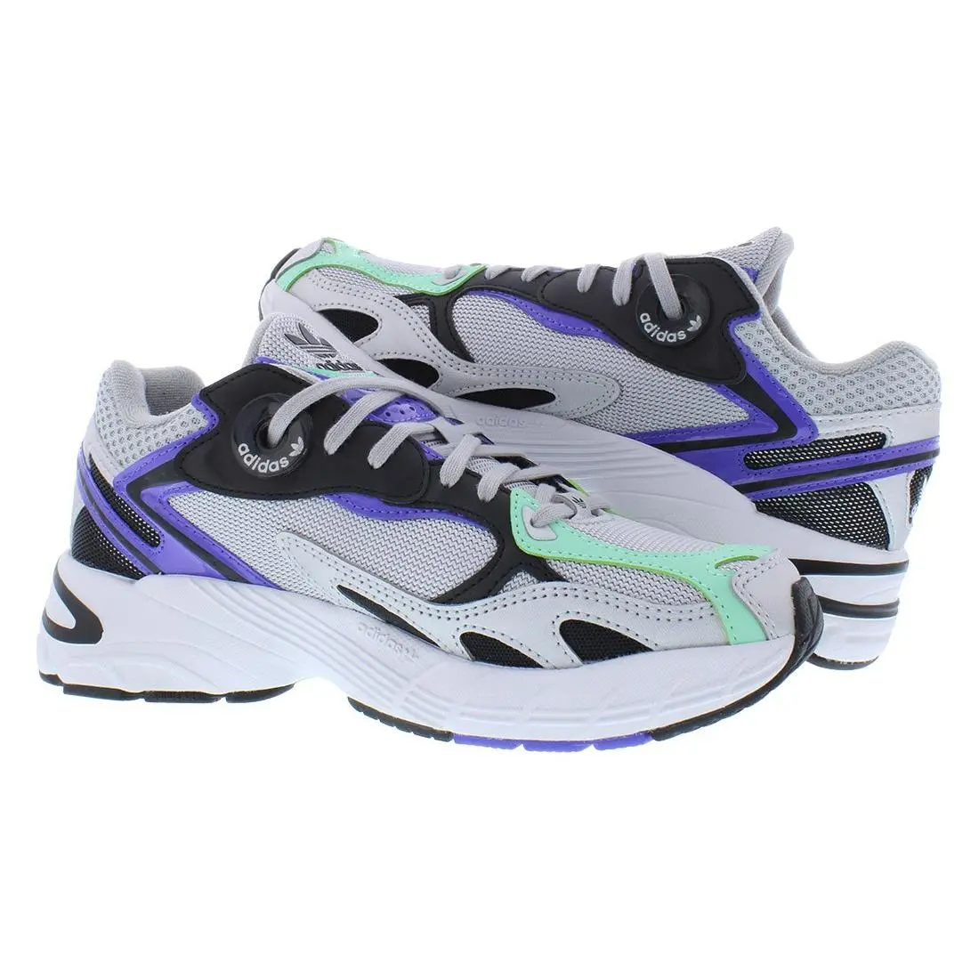Adidas shoes - Silver/Black/Purple, Main: Silver (UPC: 195734695100) 1