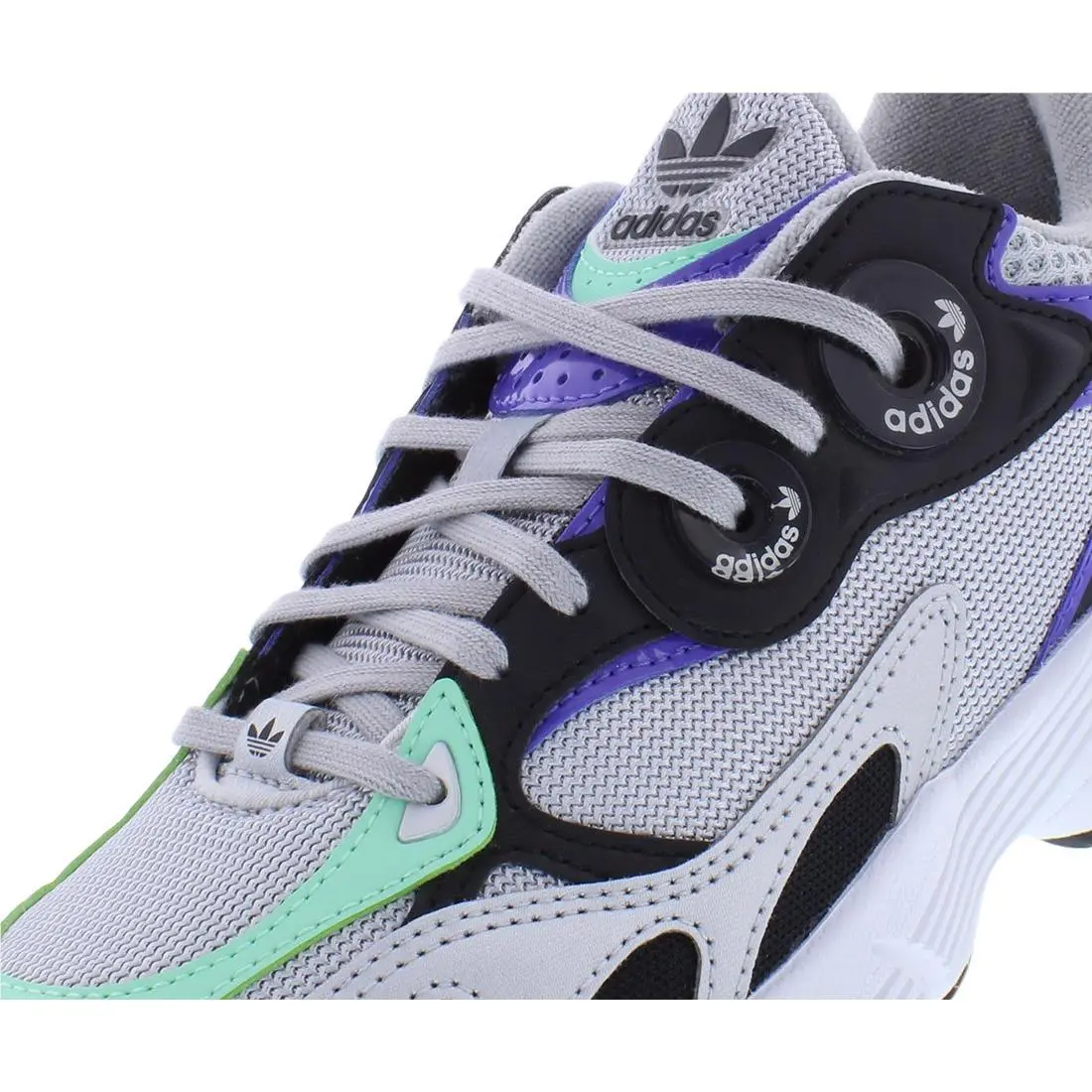 Adidas shoes - Silver/Black/Purple, Main: Silver (UPC: 195734695100) 0