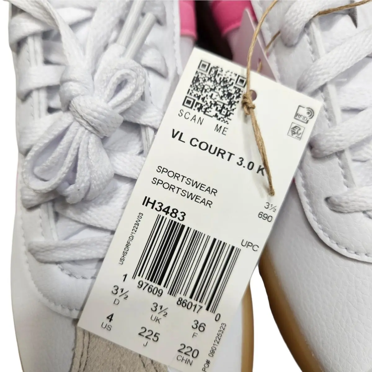 Adidas shoes - VL Court 3.0 K - Court - White 4