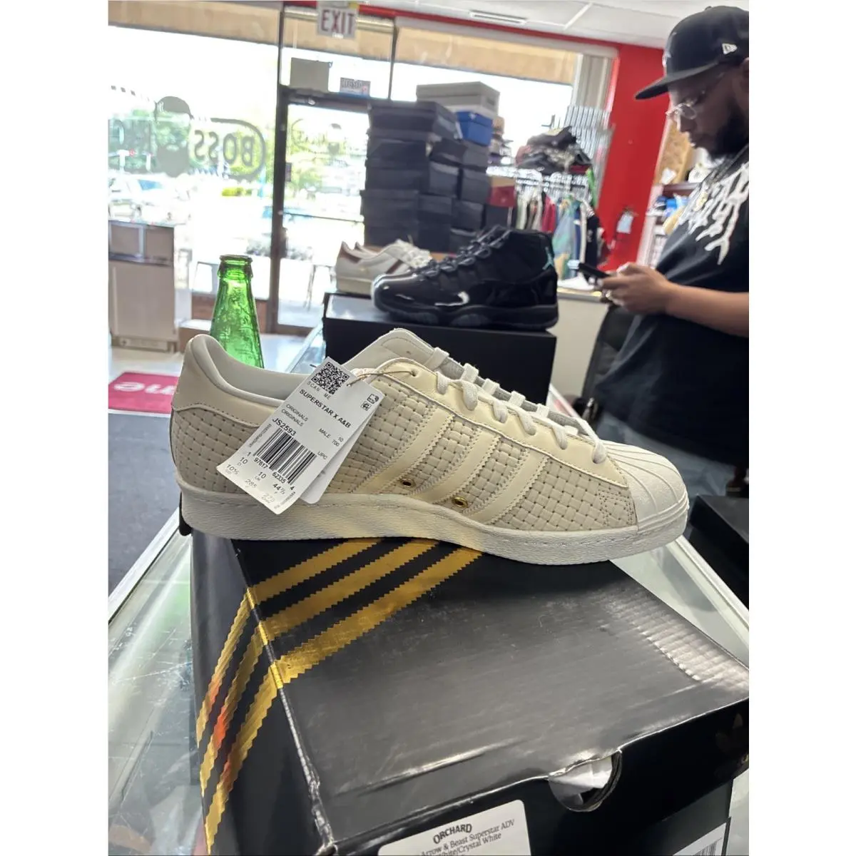 Adidas shoes - adidas Superstar - Superstar - JS2593 - Wonder White / Wonder White / Crystal White 8